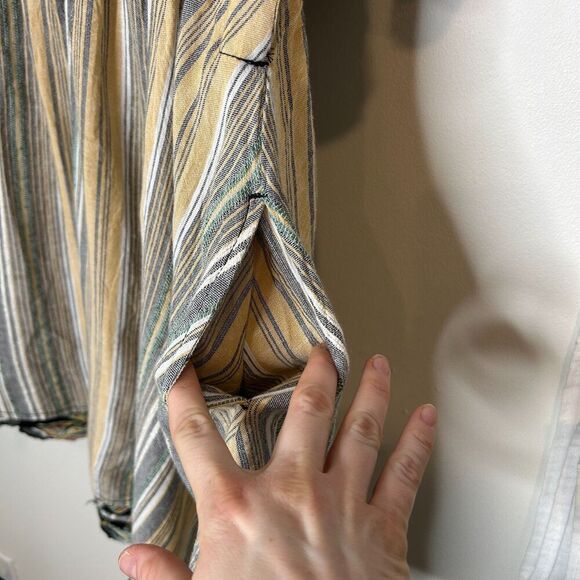 NEW Free People Under the Sun Tunic Dress Striped Babydoll Size Small - Picture 7 of 14